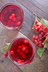 Image showing viburnum drink