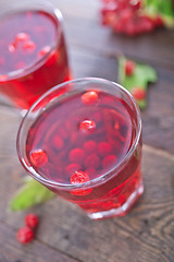 Image showing viburnum drink