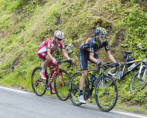 Image showing Two Cyclists