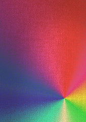 Image showing rainbow-colored paints on canvas