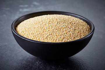 Image showing bowl of quinoa seeds