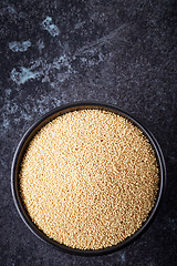 Image showing bowl of amaranth seeds