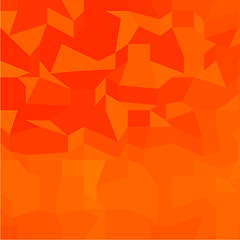 Image showing Fire Red Abstract Low Polygon Background