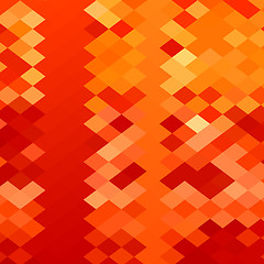 Image showing Red Weave Abstract Low Polygon Background