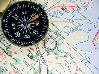 Image showing compass & map 1