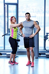 Image showing couple at the gym