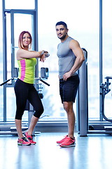 Image showing couple at the gym