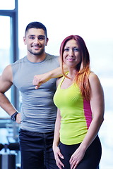 Image showing couple at the gym