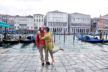 Image showing happy couple in venice