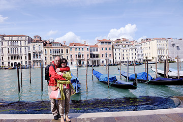 Image showing happy couple in venice