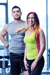 Image showing couple at the gym