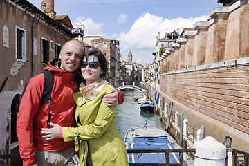 Image showing happy couple in venice