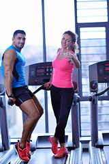 Image showing couple at the gym