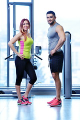 Image showing couple at the gym