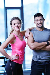 Image showing couple at the gym