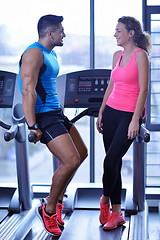 Image showing couple at the gym