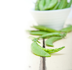 Image showing hearthy fresh green peas 