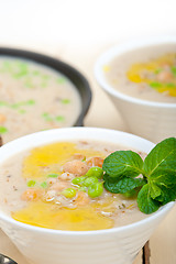 Image showing Hearty Middle Eastern Chickpea and Barley Soup