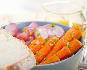 Image showing steamed  root vegetable on a bowl