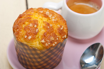 Image showing coffee and muffin