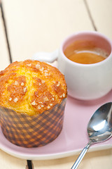 Image showing coffee and muffin