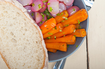 Image showing steamed  root vegetable on a bowl