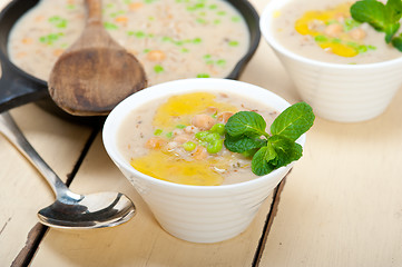 Image showing Hearty Middle Eastern Chickpea and Barley Soup