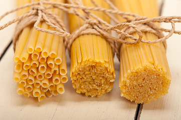 Image showing bunch of Italian pasta type