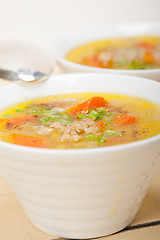 Image showing Syrian barley broth soup Aleppo style