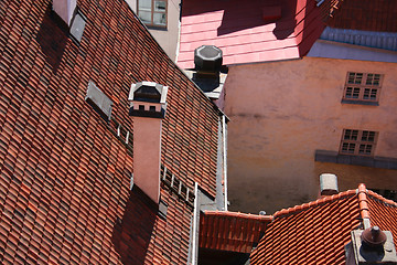 Image showing Red roofs