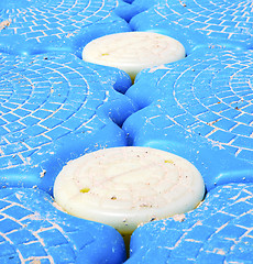 Image showing abstract asia  kho phangan pier lomprayah  bay isle white  beach