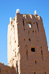 Image showing brown   in  africa morocco  near the tower