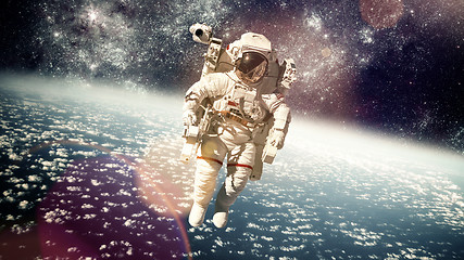 Image showing Astronaut in outer space