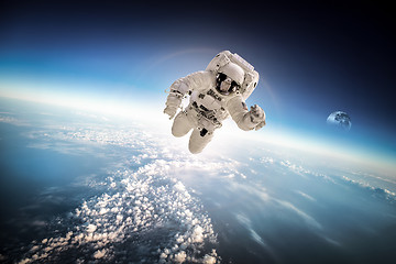 Image showing Astronaut in outer space