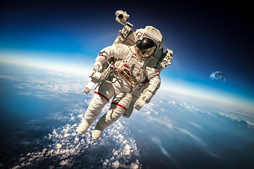 Image showing Astronaut in outer space