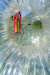 Image showing Inside plastic ball