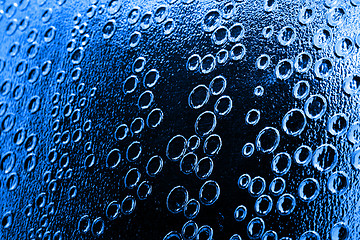 Image showing Blue bubbles