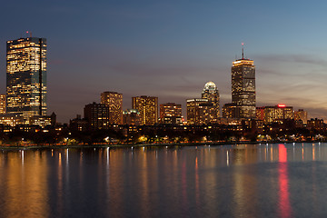 Image showing Back Bay skyline