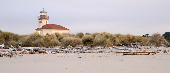 Image showing Bullards Beach Coquille River Lighthouse Bandon Oregon Pacific C