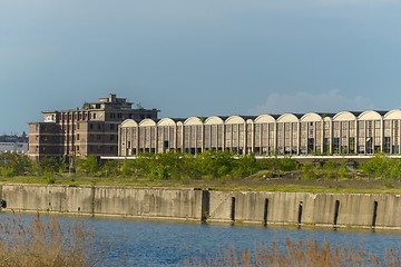 Image showing Chimney of a Power plant