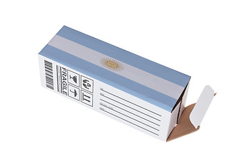 Image showing Concept of export - Product of Argentina