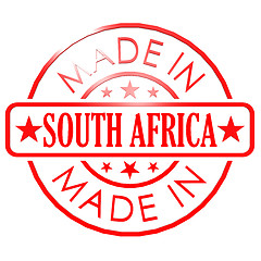 Image showing Made in South America red seal