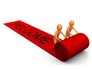 Image showing Welcome Success