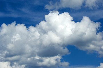 Image showing Puffy clouds