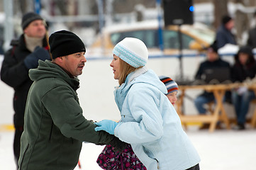 Image showing Happy sport family