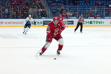 Image showing Nikita Viglazov (21) with a puck