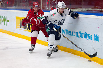 Image showing A. Kudinov (44) and J. Wright (38)