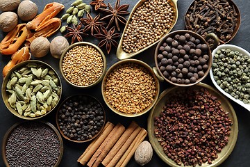 Image showing Spices and herbs.