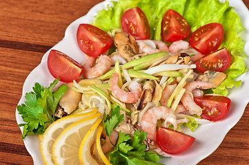 Image showing Seafood salad