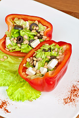 Image showing Stuffed peppers